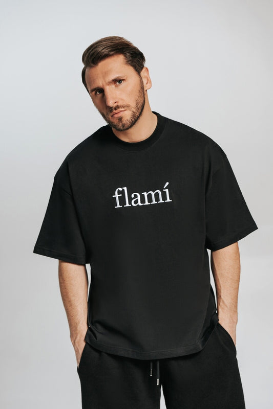 Oversized Shirt - Black White